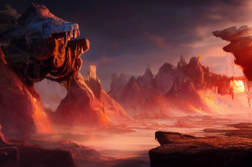 Trending splash art highly detailed bright mood mixed media concept art:0.5 intricate detailed wonderous landscape 4k volumetric lighting dramatic lighting award-winning:0.5 [text logo]