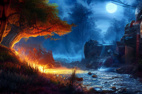 Trending splash art highly detailed bright mood mixed media concept art:0.5 intricate detailed wonderous landscape 4k volumetric lighting dramatic lighting award-winning:0.5 [text logo]