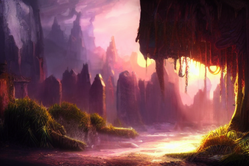 Trending splash art highly detailed bright mood mixed media concept art:0.5 intricate detailed wonderous landscape 4k volumetric lighting dramatic lighting award-winning:0.5 [text logo]