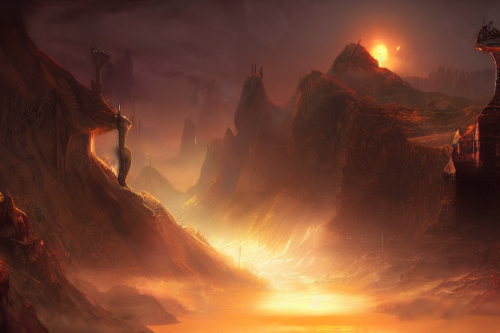 Trending splash art highly detailed bright mood mixed media concept art:0.5 intricate detailed wonderous landscape 4k volumetric lighting dramatic lighting award-winning:0.5 [text logo]