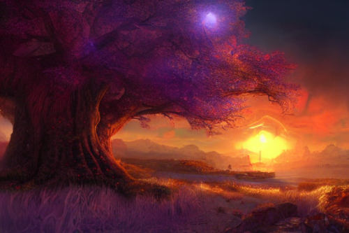 Trending splash art highly detailed bright mood mixed media concept art:0.5 intricate detailed wonderous landscape 4k volumetric lighting dramatic lighting award-winning:0.5 [text logo]