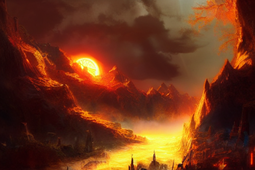 Trending splash art highly detailed bright mood mixed media concept art:0.5 intricate detailed wonderous landscape 4k volumetric lighting dramatic lighting award-winning:0.5 [text logo]