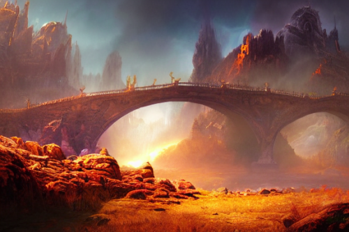 Trending splash art highly detailed bright mood mixed media concept art:0.5 intricate detailed wonderous landscape 4k volumetric lighting dramatic lighting award-winning:0.5 [text logo]