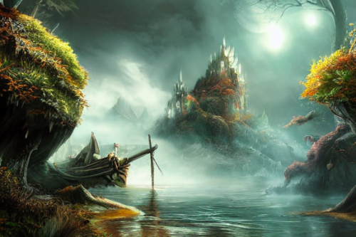 Trending splash art highly detailed bright mood mixed media concept art:0.5 intricate detailed wonderous landscape 4k volumetric lighting dramatic lighting award-winning:0.5 [text logo]