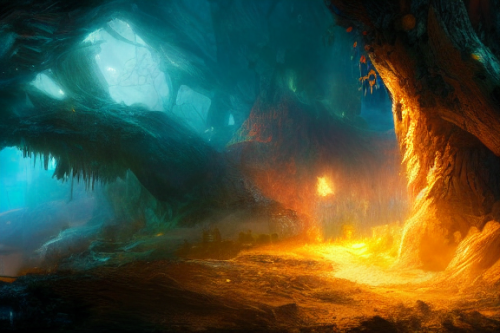 Trending splash art highly detailed bright mood mixed media concept art:0.5 intricate detailed wonderous landscape 4k volumetric lighting dramatic lighting award-winning:0.5 [text logo]