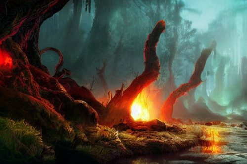 Trending splash art highly detailed bright mood mixed media concept art:0.5 intricate detailed wonderous landscape 4k volumetric lighting dramatic lighting award-winning:0.5 [text logo]