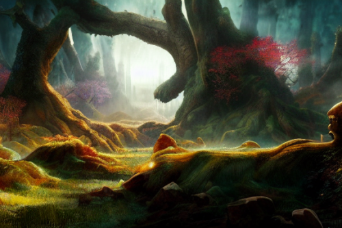 Trending splash art highly detailed bright mood mixed media concept art:0.5 intricate detailed wonderous landscape 4k volumetric lighting dramatic lighting award-winning:0.5 [text logo]