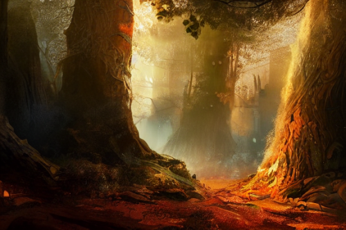 Trending splash art highly detailed bright mood mixed media concept art:0.5 intricate detailed wonderous landscape 4k volumetric lighting dramatic lighting award-winning:0.5 [text logo]