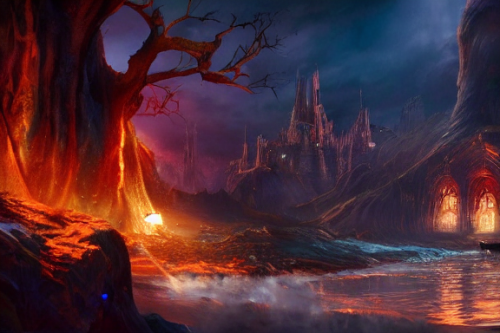 Trending splash art highly detailed bright mood mixed media concept art:0.5 intricate detailed wonderous landscape 4k volumetric lighting dramatic lighting award-winning:0.5 [text logo]