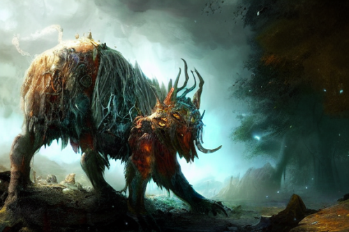 Trending splash art highly detailed bright mood mixed media concept art:0.5 intricate detailed wonderous landscape 4k volumetric lighting dramatic lighting award-winning:0.5 [text logo]