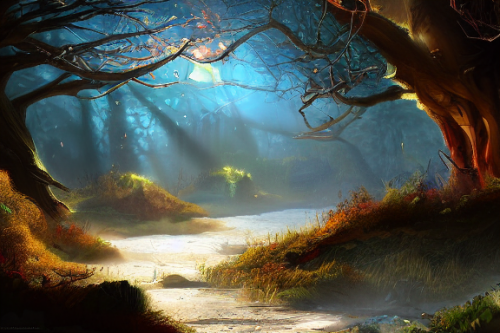 Trending splash art highly detailed bright mood mixed media concept art:0.5 intricate detailed wonderous landscape 4k volumetric lighting dramatic lighting award-winning:0.5 [text logo]