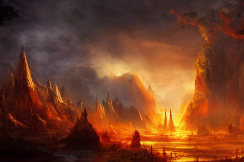 Trending splash art highly detailed bright mood mixed media concept art:0.5 intricate detailed wonderous landscape 4k volumetric lighting dramatic lighting award-winning:0.5 [text logo]