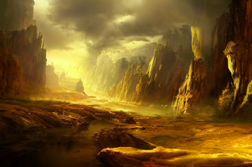 Trending splash art highly detailed bright mood mixed media concept art:0.5 intricate detailed wonderous landscape 4k volumetric lighting dramatic lighting award-winning:0.5 [text logo]