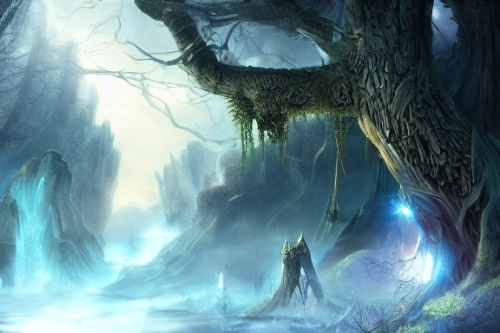 Trending splash art highly detailed bright mood mixed media concept art:0.5 intricate detailed wonderous landscape 4k volumetric lighting dramatic lighting award-winning:0.5 [text logo]