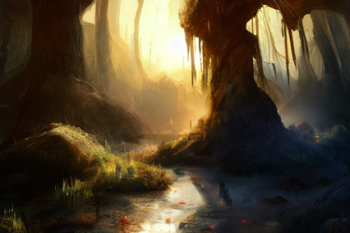 Trending splash art highly detailed bright mood mixed media concept art:0.5 intricate detailed wonderous landscape 4k volumetric lighting dramatic lighting award-winning:0.5 [text logo]