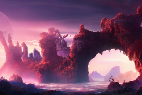 Trending splash art highly detailed bright mood mixed media concept art:0.5 intricate detailed wonderous landscape 4k volumetric lighting dramatic lighting award-winning:0.5 [text logo]