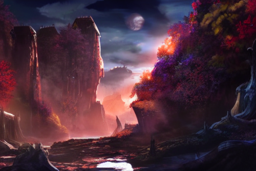 Trending splash art highly detailed bright mood mixed media concept art:0.5 intricate detailed wonderous landscape 4k volumetric lighting dramatic lighting award-winning:0.5 [text logo]