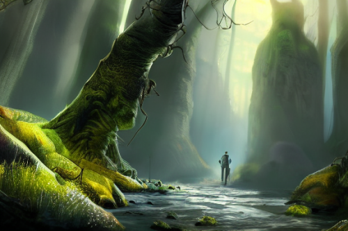 Trending splash art highly detailed bright mood mixed media concept art:0.5 intricate detailed wonderous landscape 4k volumetric lighting dramatic lighting award-winning:0.5 [text logo]