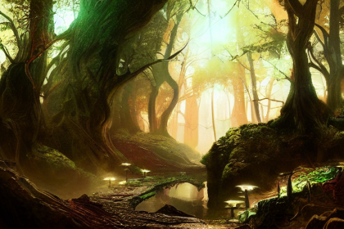 Trending splash art highly detailed bright mood mixed media concept art:0.5 intricate detailed wonderous landscape 4k volumetric lighting dramatic lighting award-winning:0.5 [text logo]