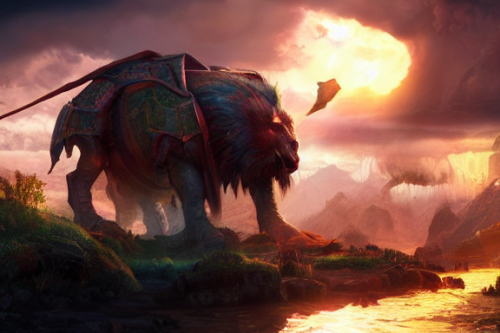 Trending splash art highly detailed bright mood mixed media concept art:0.5 intricate detailed wonderous landscape 4k volumetric lighting dramatic lighting award-winning:0.5 [text logo]