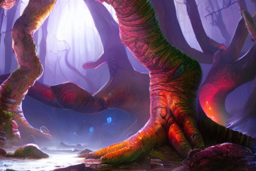 Trending splash art highly detailed bright mood mixed media concept art:0.5 intricate detailed wonderous landscape 4k volumetric lighting dramatic lighting award-winning:0.5 [text logo]