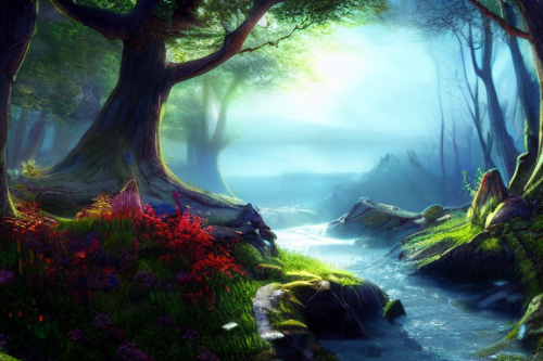 Trending splash art highly detailed bright mood mixed media concept art:0.5 intricate detailed wonderous landscape 4k volumetric lighting dramatic lighting award-winning:0.5 [text logo]