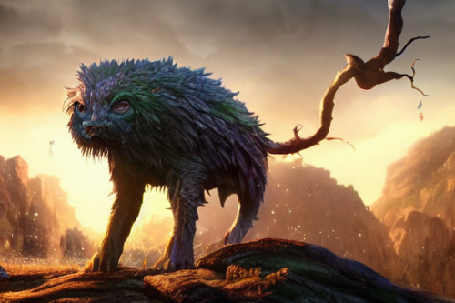 Trending splash art highly detailed bright mood mixed media concept art:0.5 intricate detailed wonderous landscape 4k volumetric lighting dramatic lighting award-winning:0.5 [text logo]