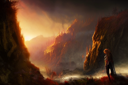 Trending splash art highly detailed bright mood mixed media concept art:0.5 intricate detailed wonderous landscape 4k volumetric lighting dramatic lighting award-winning:0.5 [text logo]