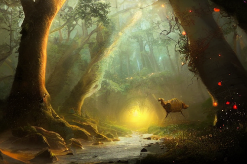 Trending splash art highly detailed bright mood mixed media concept art:0.5 intricate detailed wonderous landscape 4k volumetric lighting dramatic lighting award-winning:0.5 [text logo]