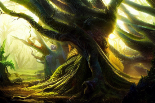 Trending splash art highly detailed bright mood mixed media concept art:0.5 intricate detailed wonderous landscape 4k volumetric lighting dramatic lighting award-winning:0.5 [text logo]