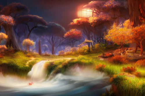 Trending splash art highly detailed bright mood mixed media concept art:0.5 intricate detailed wonderous landscape 4k volumetric lighting dramatic lighting award-winning:0.5 [text logo]