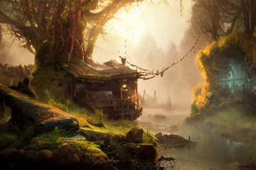 Trending splash art highly detailed bright mood mixed media concept art:0.5 intricate detailed wonderous landscape 4k volumetric lighting dramatic lighting award-winning:0.5 [text logo]