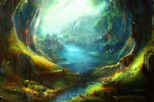 Trending splash art highly detailed bright mood mixed media concept art:0.5 intricate detailed wonderous landscape 4k volumetric lighting dramatic lighting award-winning:0.5 [text logo]