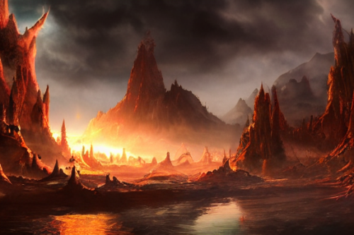 Trending splash art highly detailed bright mood mixed media concept art:0.5 intricate detailed wonderous landscape 4k volumetric lighting dramatic lighting award-winning:0.5 [text logo]