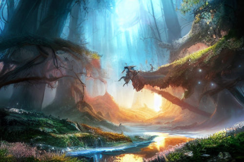 Trending splash art highly detailed bright mood mixed media concept art:0.5 intricate detailed wonderous landscape 4k volumetric lighting dramatic lighting award-winning:0.5 [text logo]