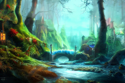 Trending splash art highly detailed bright mood mixed media concept art:0.5 intricate detailed wonderous landscape 4k volumetric lighting dramatic lighting award-winning:0.5 [text logo]