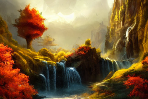 Trending splash art highly detailed bright mood mixed media concept art:0.5 intricate detailed wonderous landscape 4k volumetric lighting dramatic lighting award-winning:0.5 [text logo]